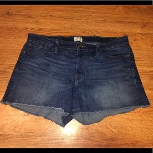 J.Crew Denim Frayed Edge Shorts